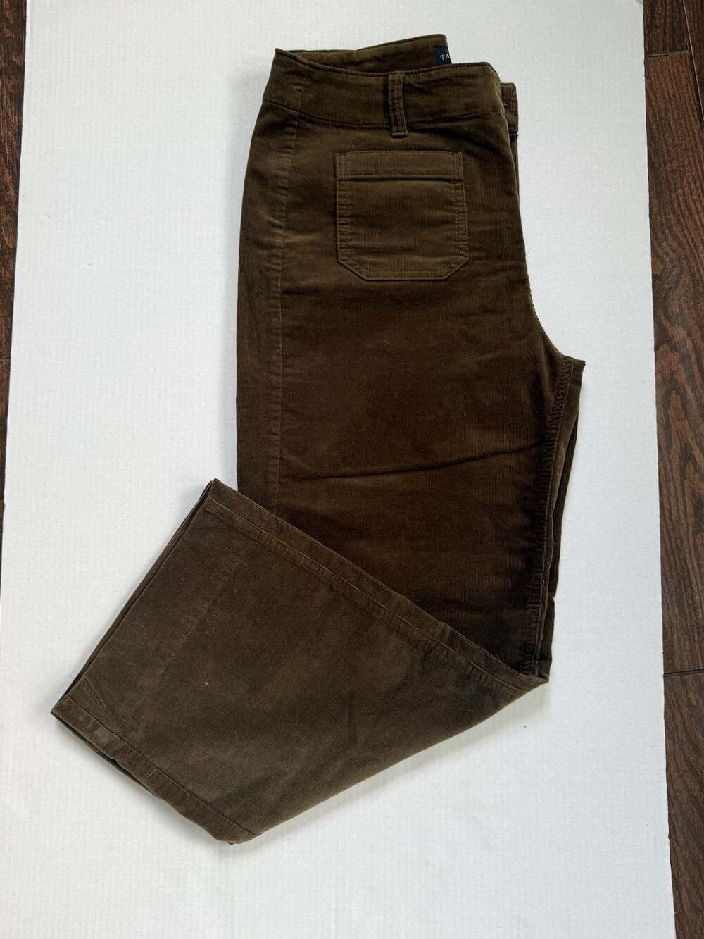 Talbots Brown Corduroy Pocket Pants Size 10P